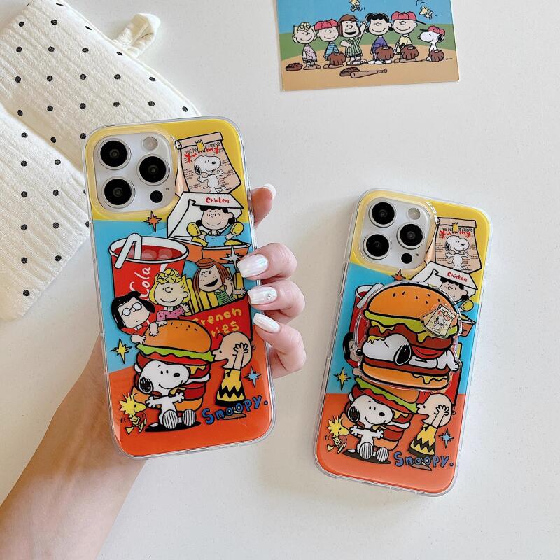 Phone Accessories Wholesale - Casing Ponsel Magnetik Snoopy Kartun Model