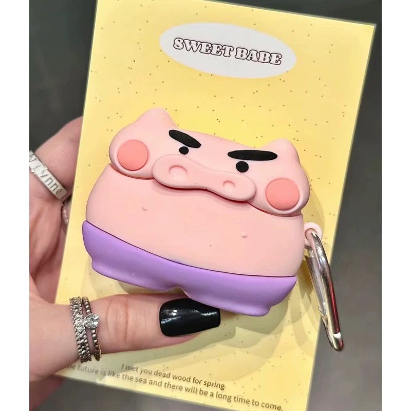 Airpod Case Cover - Casing Pelindung Lembut Motif Kartun Detektif