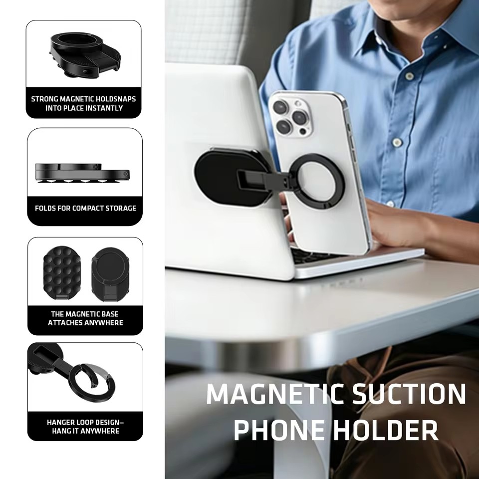 Desk Phone Stand - MA39 Penyangga Ponsel Lipat Magnetik Universal