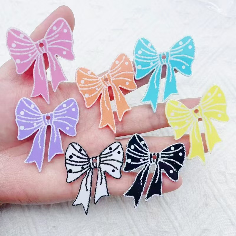 Phone Accessories Keychain - 10 buah gantungan tas berbentuk pita