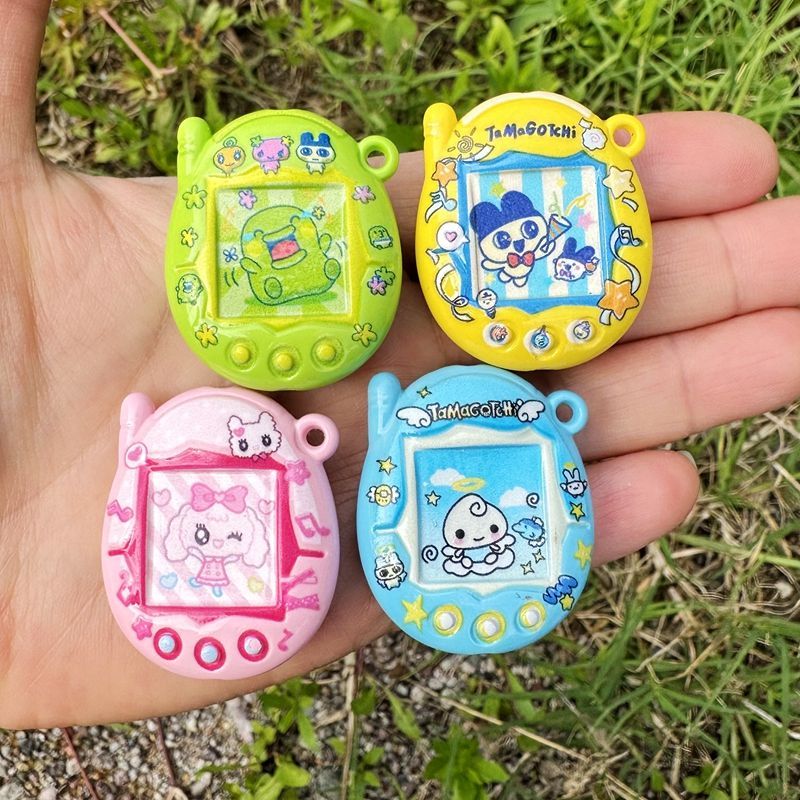 Phone Accessories Beads - Manik-manik cetak dua sisi Tamagotchi, bahan