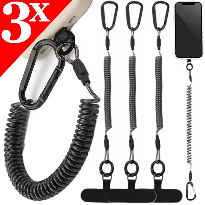 Phone Accessories Keychain - Tali Ponsel Fleksibel Anti Hilang, Tali