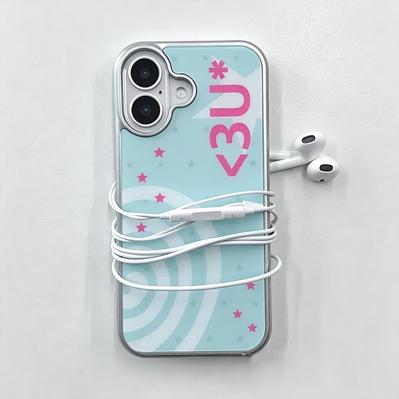 Y2K Phone Accessories - Casing HP Y2K Kreatif Warna Biru