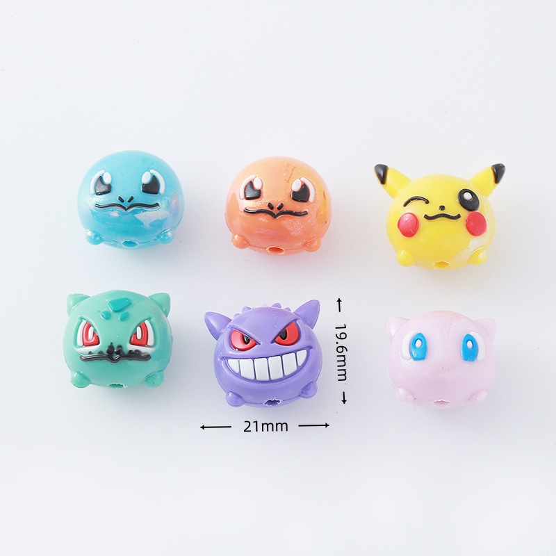 12 Buah Manik Pokémon DIY Tali - Phone Accessories Beads ulasan dan harga