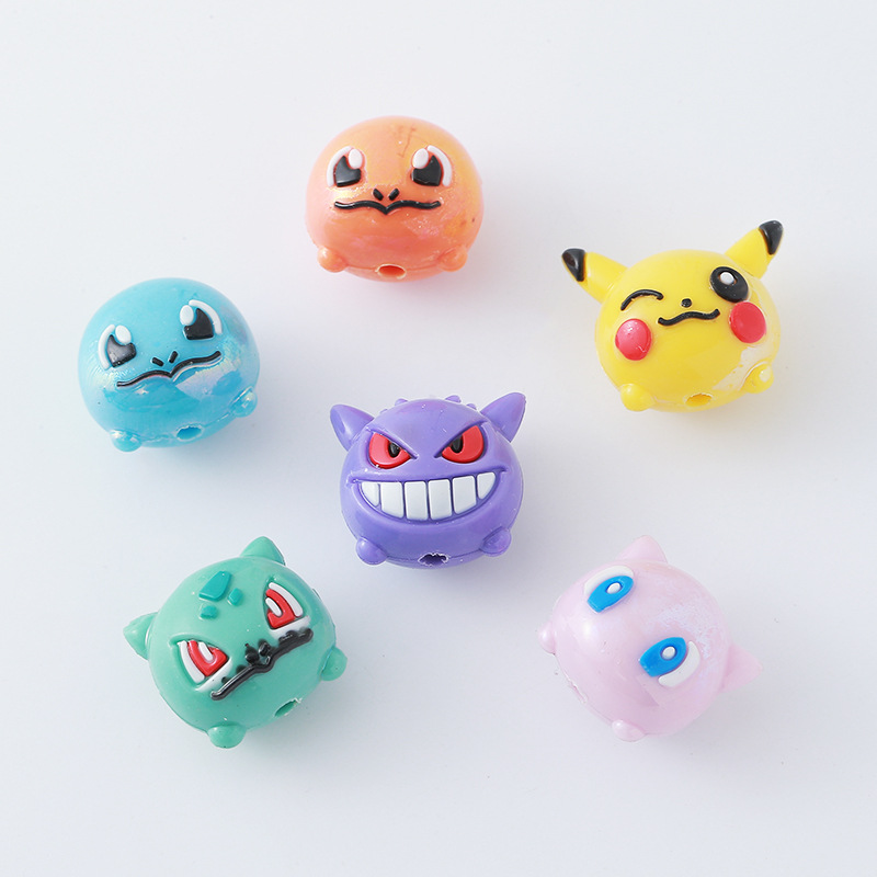 12 Buah Manik Pokémon DIY Tali - Phone Accessories Beads ulasan dan harga