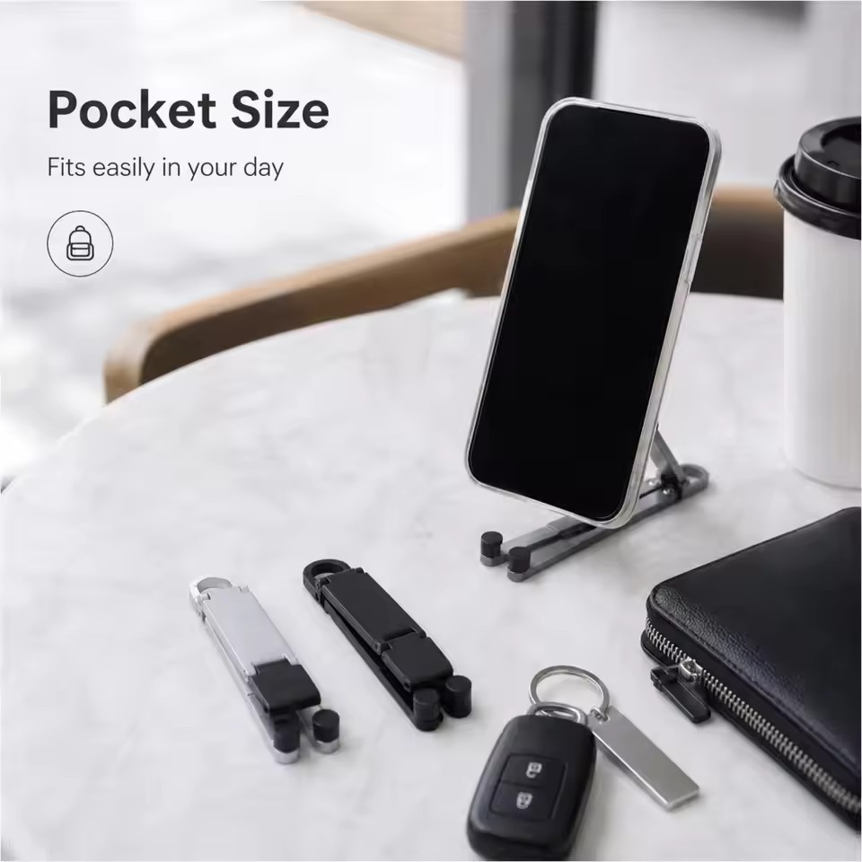 Penyangga Ponsel Lipat dengan  - Desk Phone Stand ulasan dan harga