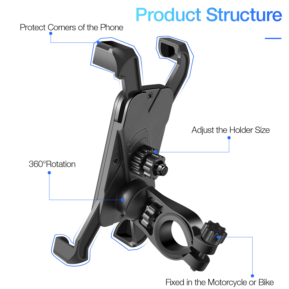 360 °   Dudukan Ponsel Sepeda  - Phone Zone Accessories & Repair Lake Charles Reviews ulasan dan harga