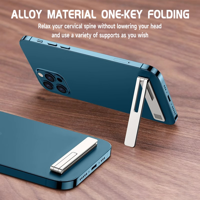 Braket Ponsel Lipat Baja Logam - Desk Phone Stand ulasan dan harga
