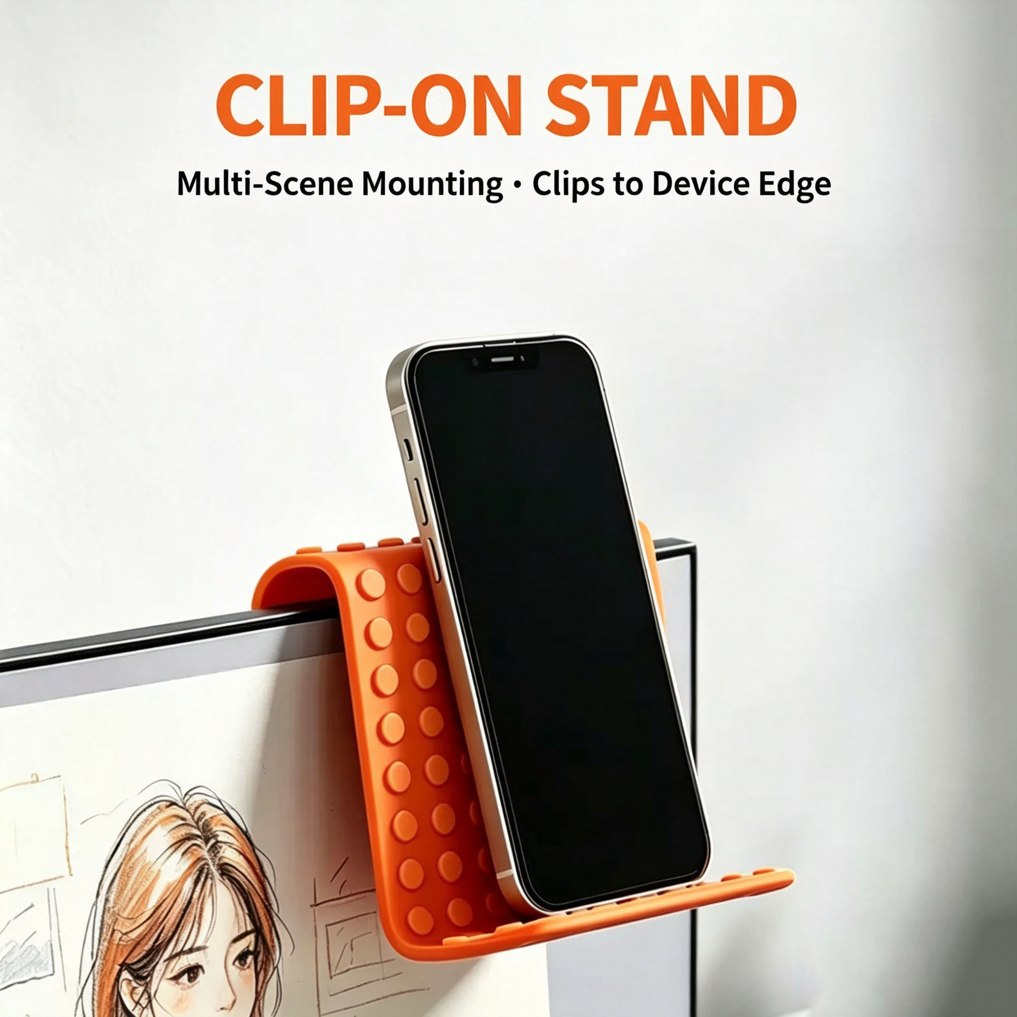 Penyangga Ponsel Universal Por - Desk Phone Stand ulasan dan harga