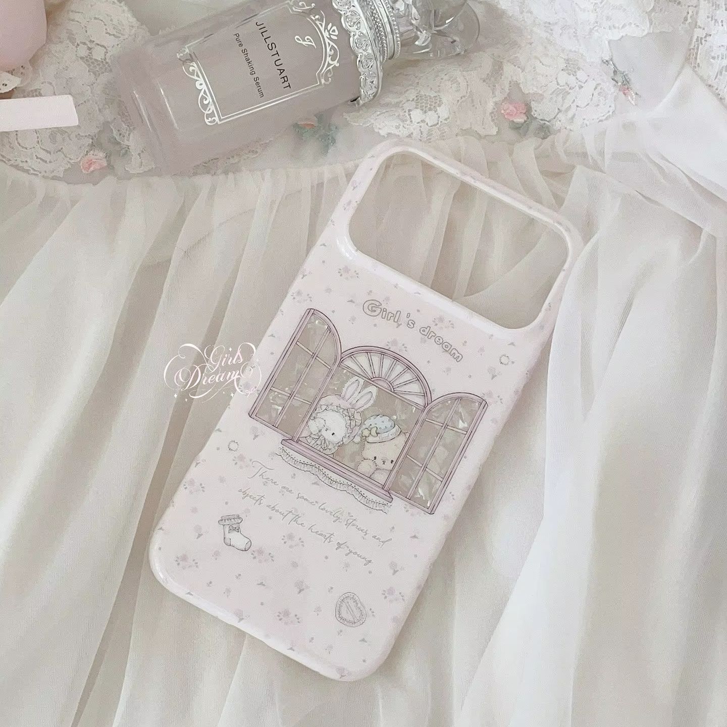 Casing HP Kawaii Bunny Bear Fl - Y2K Phone Accessories ulasan dan harga