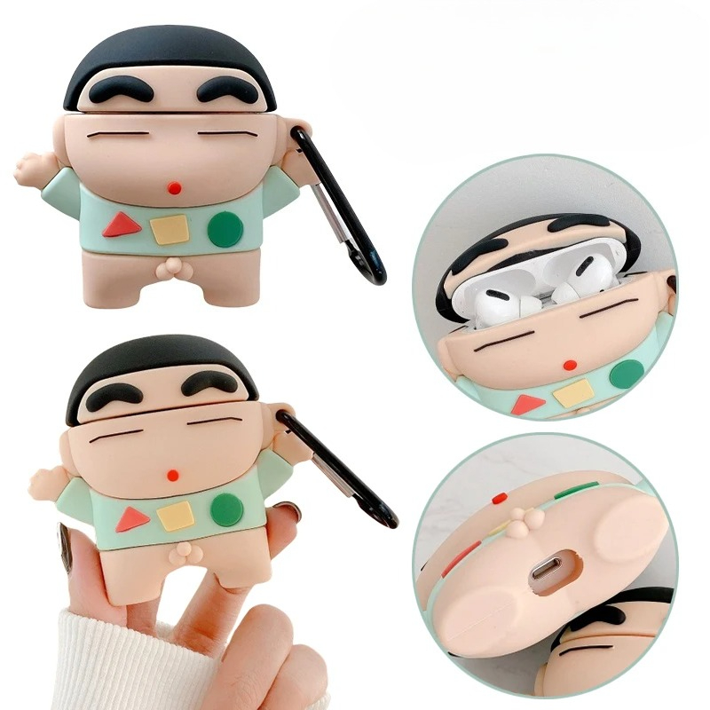 Casing Earphone Kartun Crayon  - Airpod Case Cover ulasan dan harga