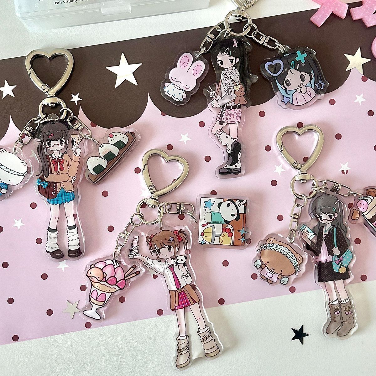 Aksesori Ponsel Akrilik Esteti - Phone Accessories Hanging ulasan dan harga
