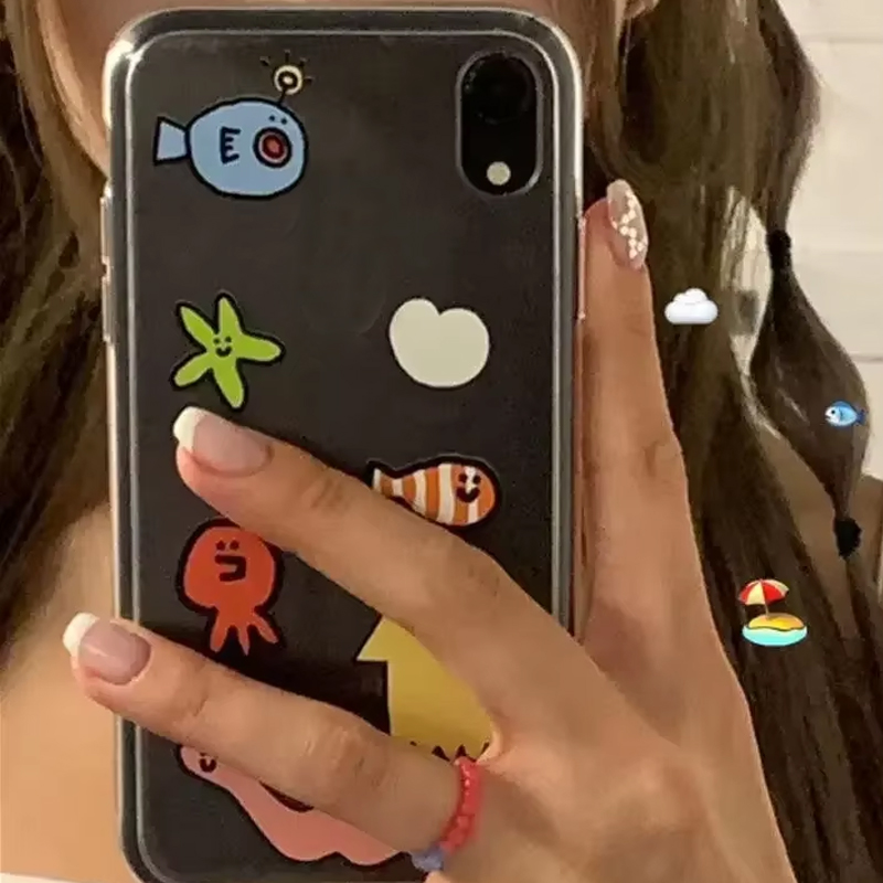 Casing HP Lucu Kawaii Makhluk  - Y2K Phone Accessories ulasan dan harga