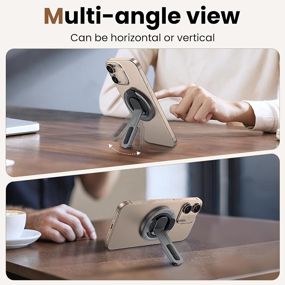 Penyangga Ponsel Magnetik Dua  - Desk Phone Stand ulasan dan harga