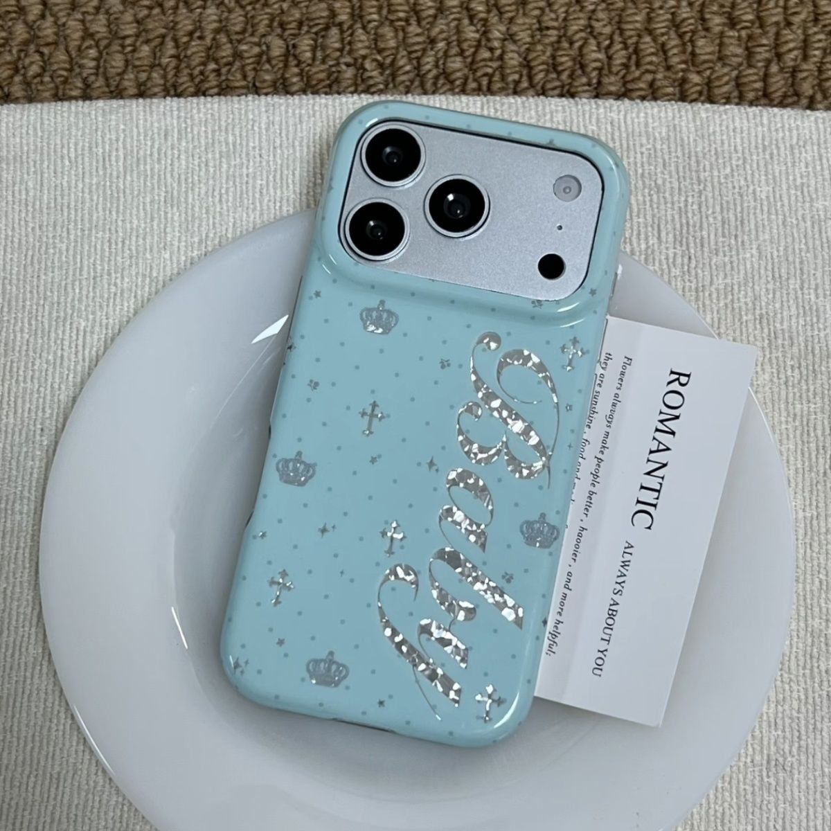 Casing Ponsel Korea Warna Mint - Y2K Phone Accessories ulasan dan harga