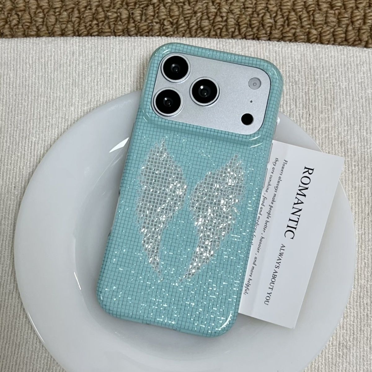 Casing Ponsel Korea Warna Mint - Y2K Phone Accessories ulasan dan harga