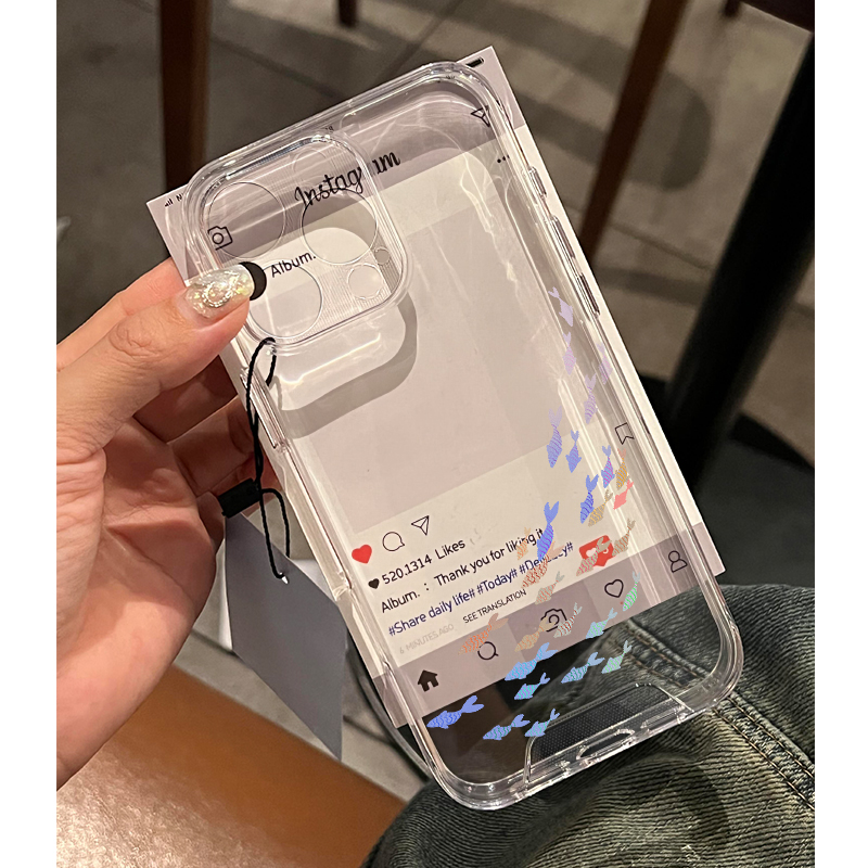 Casing HP Transparan Lucu Berg - Y2K Phone Accessories ulasan dan harga