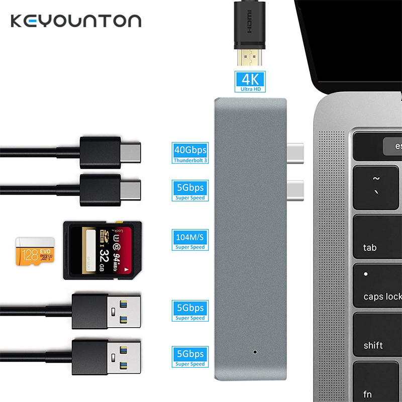 USB C Hub USB-C Duo 7-in-2 unt - Micro Sd Card ulasan dan harga