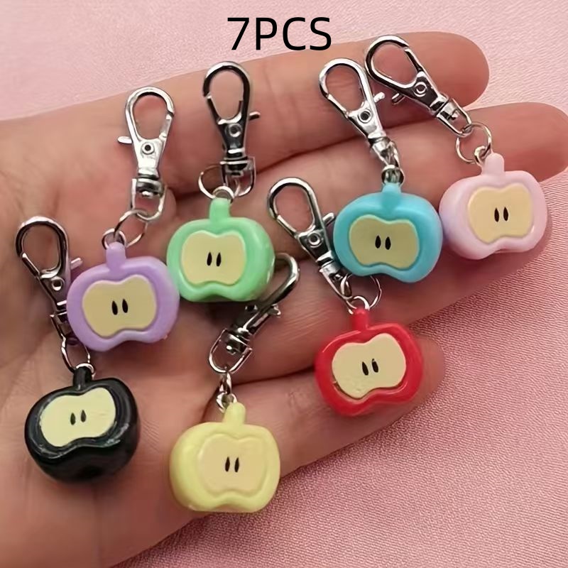 7 buah gantungan kunci resin b - Phone Accessories Keychain ulasan dan harga