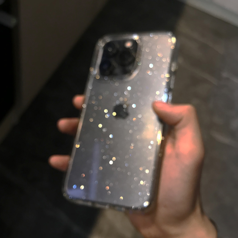 Casing Ponsel Glitter Sederhan - Y2K Phone Accessories ulasan dan harga