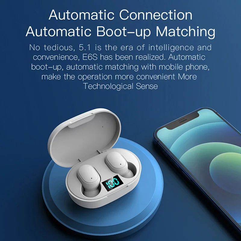 2026Earphone Bluetooth TWS E6S - Bluetooth Earphone Tws ulasan dan harga