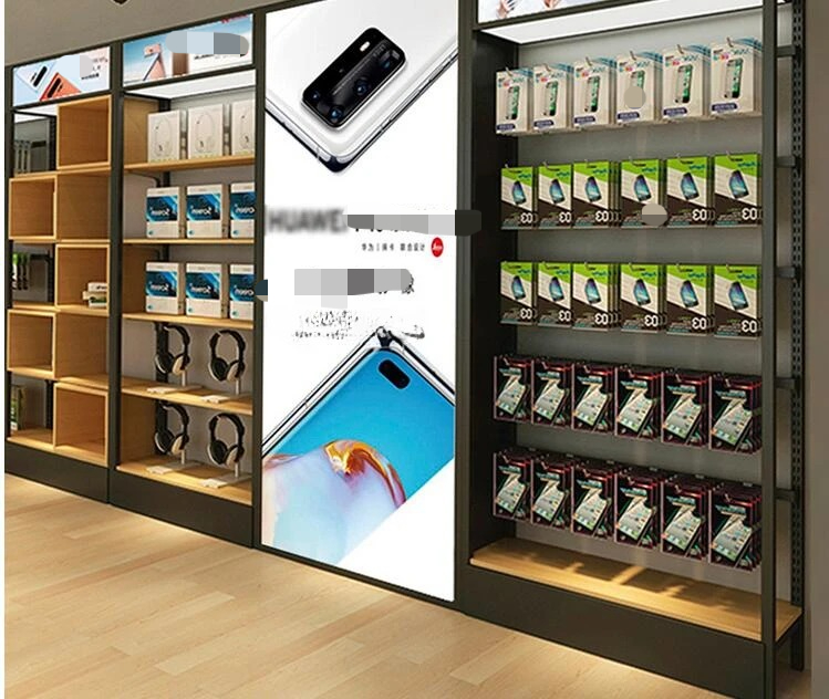 Lemari pajang ponsel 2 rak paj - Phone Accessories Rack Display ulasan dan harga