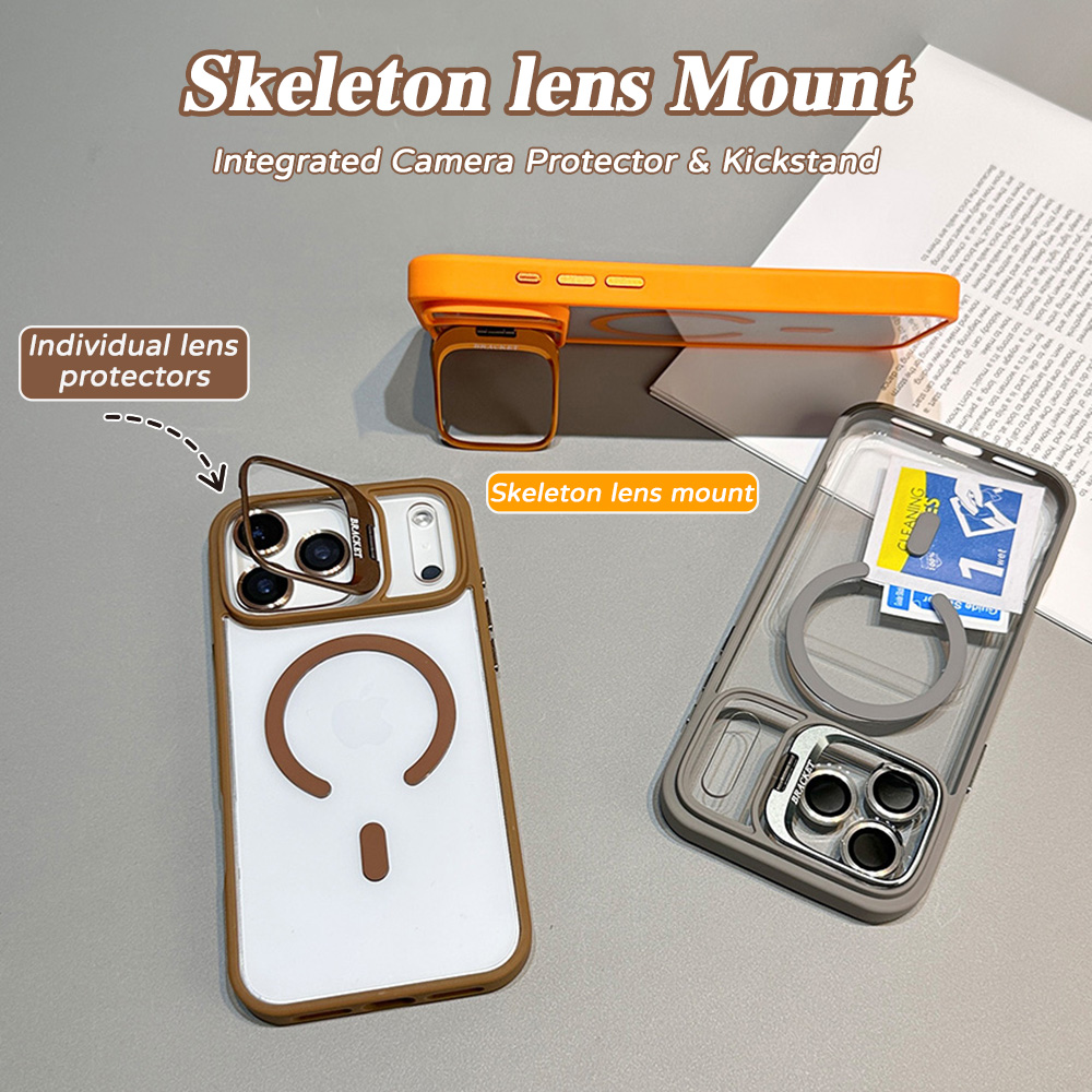 Casing Ponsel Magnetik dengan  - Desk Phone Stand ulasan dan harga